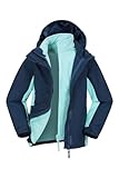 Mountain Warehouse Lightning 3-in-1 Kinder-Jacke - wasserdichte Winterjacke mit Fleecefutter,...