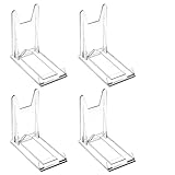 Nogeqi 4 Stück Acryl Display Ständer, Verstellbar Tellerständer, Acryl Ständer, Transparente...