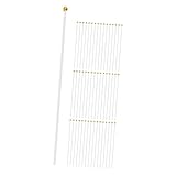 KITANDOVE 120St Zubehör für Fahnenmasten DIY-Flaggen auf Stick handgeführte Flaggenstöcke leerer...