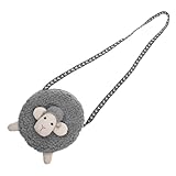 Uonlytech Niedliche Cartoon Schaf Umhängetasche Kleine Mädchen Geldbörse aus Baumwolle Leichte...