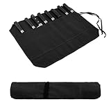 JDGFH Messertasche,Koch Messer Roll Bag,Messertasche Kochmesser mit 8 Fächern für Messer und...