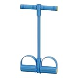 Fitness Widerstandsband - 4-Röhren Fußpedal Zugband Trainingsgerät | Elastischer...