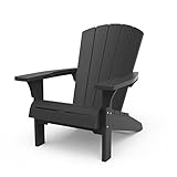 Keter 17208310a Allibert by Troy Adirondack Chair, Outdoor Gartenstuhl aus Kunststoff, Wetterfest,...