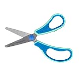 Westcott GRIPEEZE Kinderschere Blau Rechtshänder | Schere mit ergonomischem Griff für...