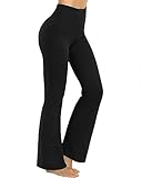 Promover Yoga Hosen Damen Stretch Mit Taschen Activewear-Hosen Trainieren Bootleg Schlaghose Bootcut...