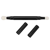 Nutriess Dual Eyeshadow Brush Retractable Portable Double Ended Eye Makeup Tool for Outdoor Travel