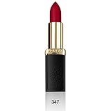 L'Oréal Paris Color Riche Matte 347 Haute Rouge, matter Lippenstift mit pflegenden Ölen, cremige...