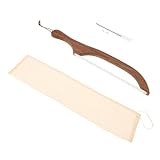 ABOOFAN Holz Brotmesser mit Gezackter Klinge Ergonomischer Griff Krümelfreies Schneiden für...