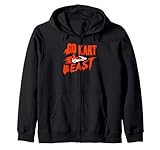 Go Kart Bestie Lustiger Rennsport Geschwindigkeit Humor Kapuzenjacke