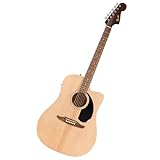 Fender California Debut Redondo Dreadnought mit Cutaway CE-Akustikgitarre, Fichtendecke, schwarzem...