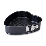 Zenker Herzspringform Perfect Black – 27 x 25 x 7 cm Hochwertige Backform in Herzform für...
