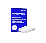 Duravit WC-Sitz Univavo, WC-Sitz eckig, Klobrille mit doppelter Absenkautomatik, Toilettendeckel...