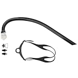 SHUAIGUO Professionelles Tauchen Schnorchel -Set mit Flüssigem Silikon -Mundstück, Verstellbarem...