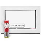 Fenster Festverglasung 40x40 cm 2 fach Verglasung - Alle Größen Kunststofffenster mit 60mm Profil...