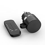 conecto Funksteckdosen mit Fernbedienung Aussen, 2300 Watt, 230V, 1 x Steckdose mit...