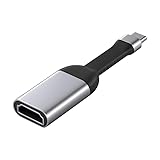Suoumwa Flachkabel USB-C zu Typ-C Mini DisplayPort DP 4K HD-Konverter Tragbar Kompatibel