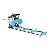 hillvert HI-PSM-1000G Benzin-Blockbandsäge 4 x 0,9 m Aufstellmaß 7500 W / 9 PS Blockbandsägewerk...