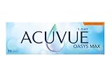 ACUVUE OASYS MAX 1-DAY FOR ASTIGMATISM – 30 Tageskontaktlinsen mit -7.00 dpt, Cyl -1.25, Ach 100 &...