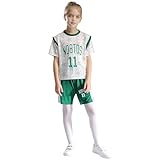 Jugaoge Unisex Kinder Fußball Basketball Uniformen Kurzarm Trikot Sportshirt und Trainingsshorts...