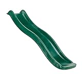 Spielturmking Kinderrutsche Wave 1,75 m Wasserrutsche Spielturm Wellenrutsche Gartenrutsche...