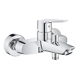 GROHE Start - Einhand-Wannenarmatur (DN 15, Wandmontage, langlebige Oberfläche), chrom, 24206002,...