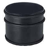 LS-LebenStil Premium Türstopper 9cm 1,1 kg schwer Schwarz Matt Gummi-Ring Bodenstopper Türpuffer...
