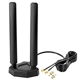 Nelawya 4G LTE/5G Sub-6 Antenne SMA TS9 Stecker Breitband 8dbi 600-3980MHz Rundstrahlantenne mit...