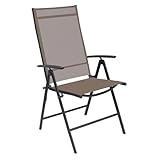 Gartenstuhl - Hochlehner 7-Fach verstellbar - zusammenklappbar - Klappstuhl - Campingstuhl...
