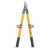 AIRAJ Astschere | 42-61cm Teleskop Astschere | Bypass Gartenschere | Scharfe SK5-Kohlenstoffstahl...
