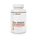 GymBeam Zink-Tabletten - Hochdosierte Kapseln in Chelatform von Zinkbisglycinat, für Stoffwechsel,...