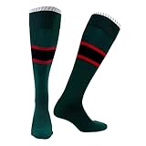 GRPSKCOS Fussballsocken Kinder 1 Paar Kniestrümpfe Kinder Atmungsaktive Fußballstutzen für Tennis...