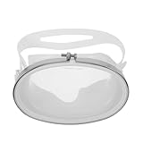 WOONEKY Vollgesichts-tauchmaske Oval aus Gehärtetem Schnelltrocknend Verstellbares Kopfband...