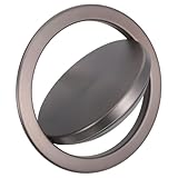 TOBBOMEY Edelstahl Einbau mülleimerdeckel mit Praktischem Schwenkklappmechanismus Flacher Einbau...