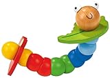 moses. Bunte Holzraupe – Baby Spielzeug, Greifling für Kleinkinder ab 4 Monaten, Holzspielzeug in...