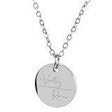 Aurelyn Personalisierte Kette mit Gravur – Halskette personalisiert für Damen – Kettenanhänger...