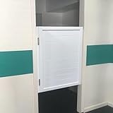 Gartenschaukeltor aus Holz – Einzelne Salonentür mit Scharnier für Küche oder Café, 70 cm x 90...