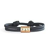 Personalisiertes Gravur Armband, Initialen Armband, Paarschmuck, Pärchen Armband Unisex, Edelstahl