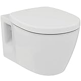 Ideal Standard – Connect WC Set, bestehend aus Wandtiefspül-WC inkl. WC-Sitz, Rundes Design, WC...