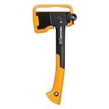 Fiskars X-Series X14 Universal-Axt, XS, Länge 35,5 cm, Kopfgewicht 529 g, Ideal zum Entasten,...