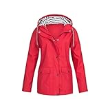 Wasserdichte Windjacke für Damen, Wanderjacke, Utility-Camping-Regenjacke, aktives Gehen,...