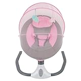 BAOCHADA Elektrische Babywippe Baby Swing mit Snelheden & Timer Baby Rocker mit Muziek &...