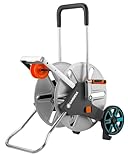 Gardena CleverRoll L Easy Metall: Großer Schlauchwagen bis zu 100 m Kapazität, besonders...