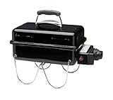 Weber Go-Anywhere Gasgrill, 42 x 26cm Grillfläche, leichter tragbarer BBQ Grill, Tisch-Campinggrill...