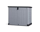 Keter Store-it-out Pro Mülltonnenbox, 145.5x82x123cm, Robuste Abfallbehälter-Lösung, 1200L,...