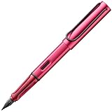 LAMY AL-star leichter Füllhalter D09 aus Aluminium in fiery mit ergonomischem Griff und polierter...