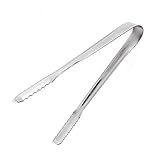 Praktische Eisklemme, Edelstahl, Zuckerzange, Spitze, Seitenklemme, Zange für Eiskaffee, Bar,...