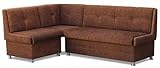 Eckbank Korsika Maxi 213x142 cm, Sitzbank gepolstert, mit Stauraum, Schenkel rechts/Links, modern...