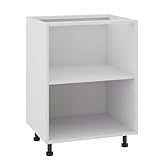 Modularer Unterer Küchenschrank 60 cm - ohne Arbeitsplatte - mit verstellbaren Füßen und...