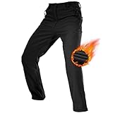 FREE SOLDIER Herren Winter wasserdichte Skihose Jagd Outdoor Hose Winddichte Thermohose Winterhose...