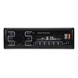 Auto-MP3-Radio-Player, Audio-Receiver mit Schnellladeanschluss, LCD-Display und Auto-Suchfunktion...